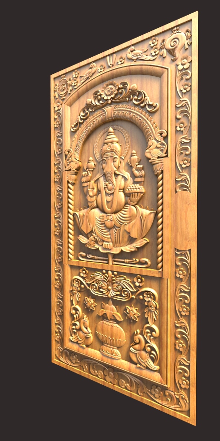 GANESH DOOR DESIGN FOR CNC