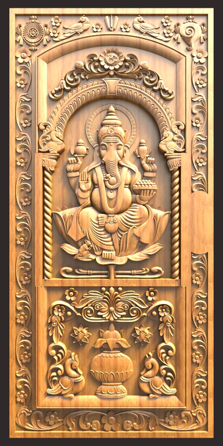 GANESH DOOR DESIGN FOR CNC