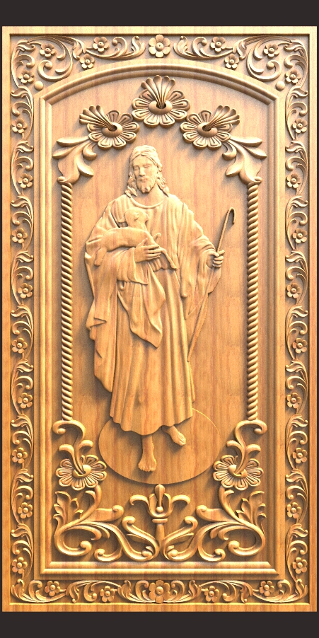 Jesus Shepherd Door Design