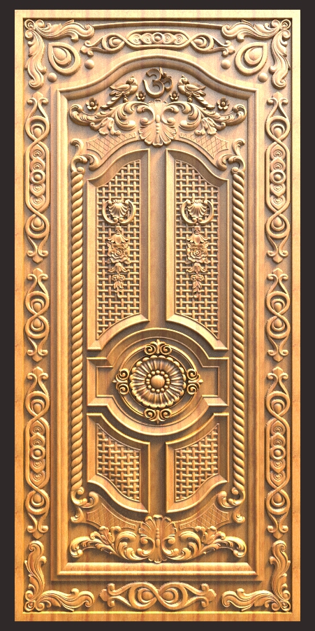 Fancy Door Design For CNC Carving