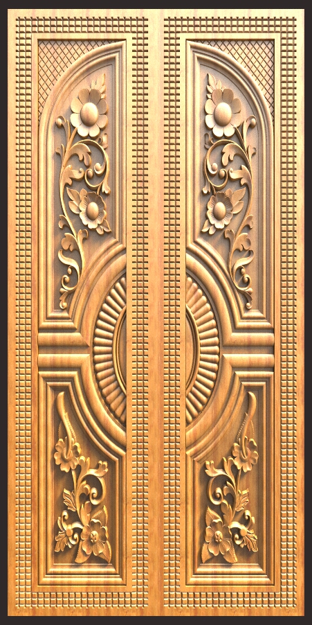 Double Door Design For CNC Carving