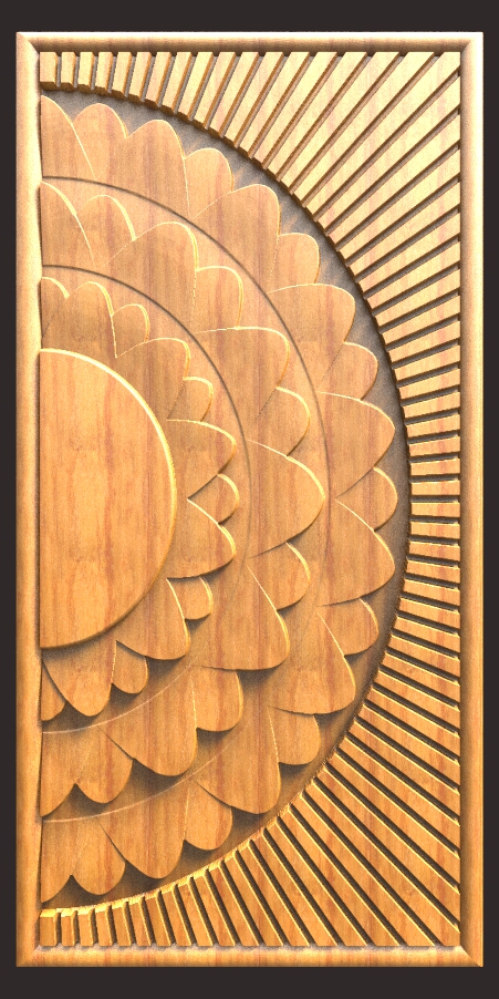 Fancy Door Design For CNC Carving