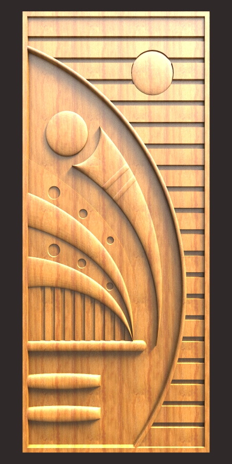 Fancy Door Design For CNC Carving