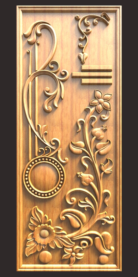 Fancy Door Design For CNC Carving