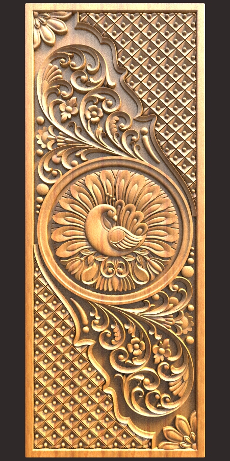 Latest Peacock Door Design
