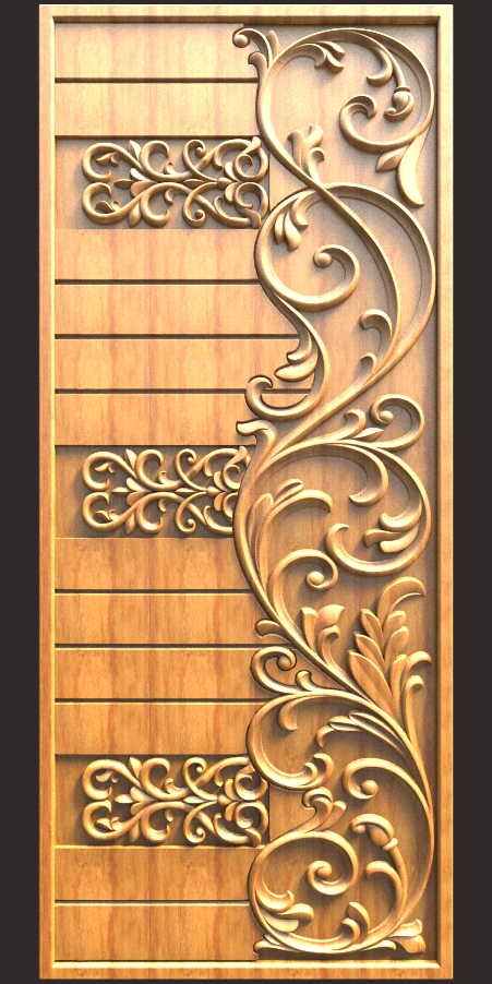 Latest Fancy Door Design For CNC Carving