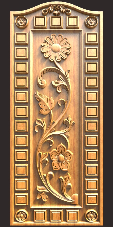 Latest Fancy Door Design For CNC Carving