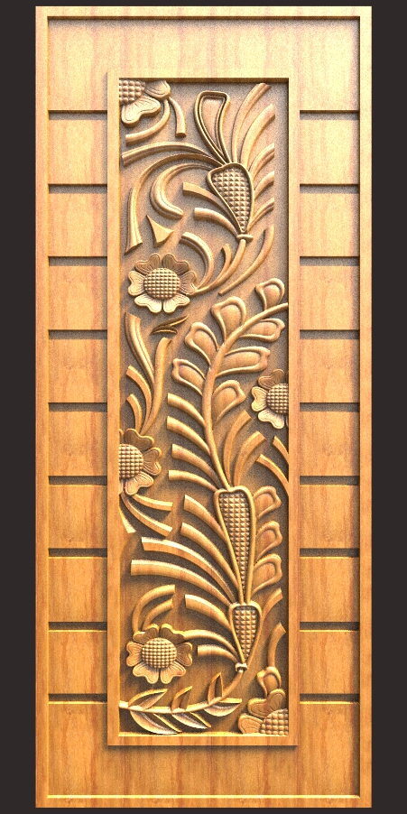 Fancy Door Design For CNC Carving