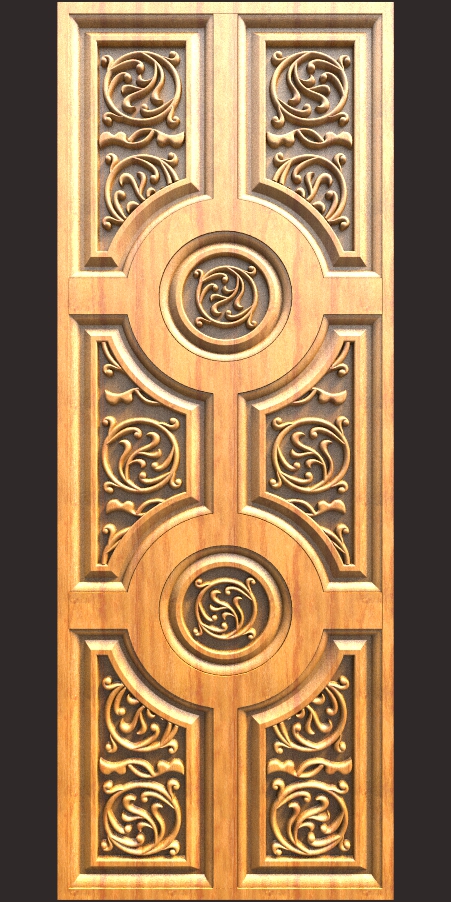 Fancy Door Design For CNC Carving