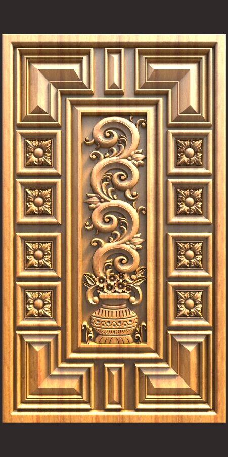 Fancy Door Design For CNC Carving