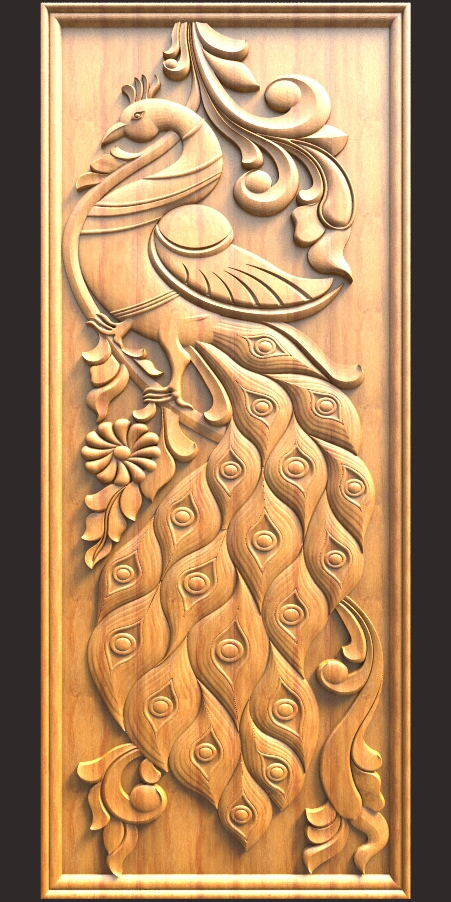 Latest Peacock Door Design