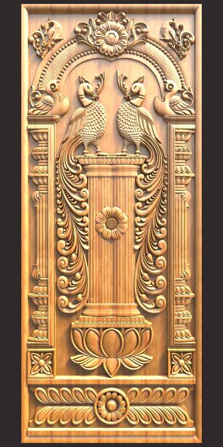 Latest Peacock Door Design