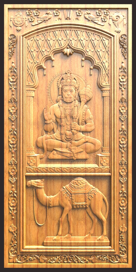 Latest Hanuman Door Design